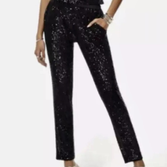 Ramy Brook pull on sequin pants, med - Picture 2 of 3
